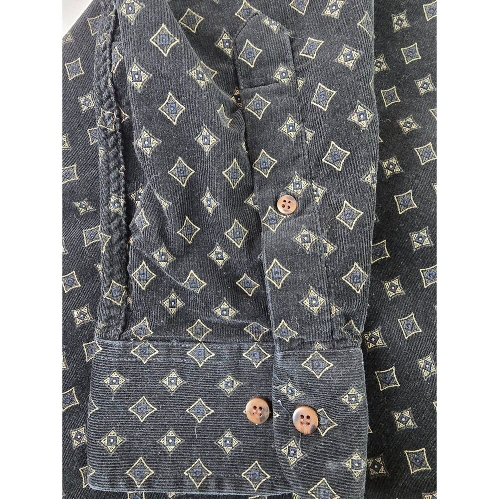 Croft & Barrow Mens XL Black Button Down Shirt - Picture 7 of 13